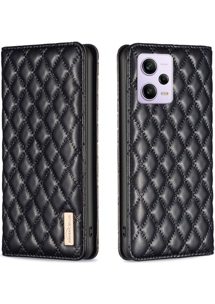 Xiaomi Redmi Note 12 Pro Plus Için Kılıf Pu Deri Manyetik Toka Flip Folyo Koruyucu Kapak Tutucu Kılıf (Yurt Dışından)