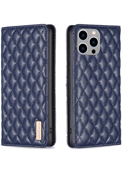 iPhone 15 Pro Max Için Kılıf Pu Deri Manyetik Toka Flip Folyo Koruyucu Kapak Tutucu Kılıf (Yurt Dışından)