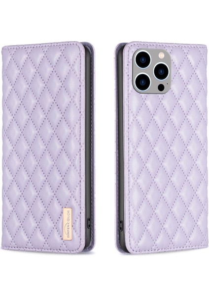 iPhone 15 Pro Max Için Kılıf Pu Deri Manyetik Toka Flip Folyo Koruyucu Kapak Tutucu Kılıf (Yurt Dışından)