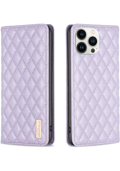 iPhone 13 Pro Max Için Kılıf Pu Deri Manyetik Toka Flip Folyo Koruyucu Kapak Tutucu Kılıf (Yurt Dışından)