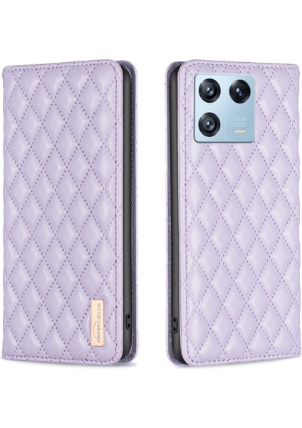 Xiaomi 13 Pro Için Kılıf Pu Deri Manyetik Toka Flip Folyo Koruyucu Kapak Tutucu Kılıf (Yurt Dışından)
