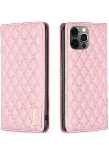 iPhone 12 Pro Için Kılıf Pu Deri Manyetik Toka Flip Folyo Koruyucu Kapak Tutucu Kılıf (Yurt Dışından)