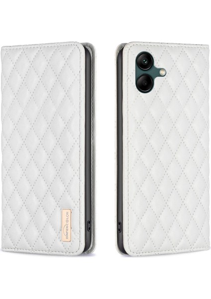 Samsung Galaxy A04 4g Için Kılıf Pu Deri Manyetik Toka Flip Folyo Koruyucu Kapak Tutucu Kılıf (Yurt Dışından)