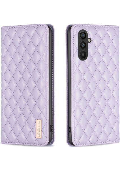 Samsung Galaxy A24 4g Için Kılıf Pu Deri Manyetik Toka Flip Folyo Koruyucu Kapak Tutucu Kılıf (Yurt Dışından)