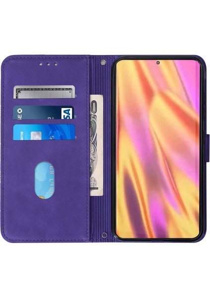 Samsung Galaxy S22 Ultra ile Uyumlu Tam Korumalı Yumuşak Pu Deri Kapaklı Cüzdan Telefon Kılıfı, Kart Tutuculu ve Uzun Askılı (Yurt Dışından) indirimleri