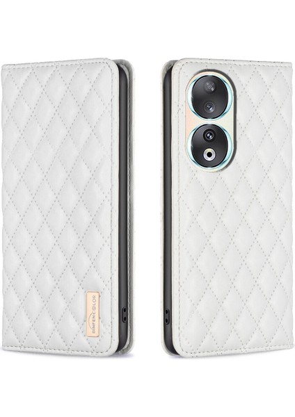Honor 90 Için Kılıf Pu Deri Manyetik Toka Flip Folyo Koruyucu Kapak Tutucu Kılıf (Yurt Dışından)