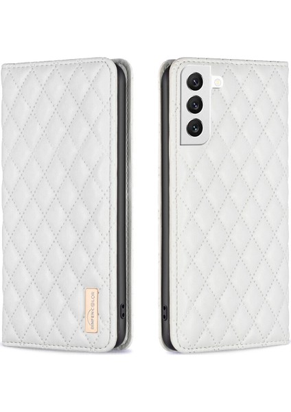 Samsung Galaxy S22 Için Kılıf Pu Deri Manyetik Toka Flip Folyo Koruyucu Kapak Tutucu Kılıf (Yurt Dışından)