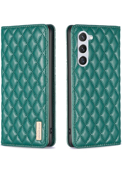 Samsung Galaxy S23 Için Kılıf Pu Deri Manyetik Toka Flip Folyo Koruyucu Kapak Tutucu Kılıf (Yurt Dışından)