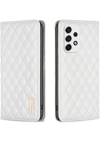 Samsung Galaxy A53 5g Için Kılıf Pu Deri Manyetik Toka Flip Folyo Koruyucu Kapak Tutucu Kılıf (Yurt Dışından)
