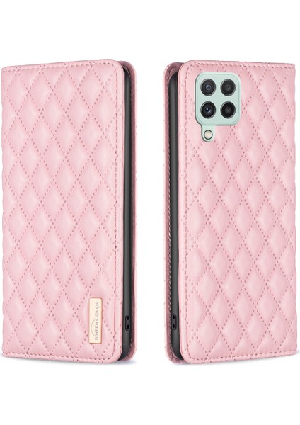 Samsung Galaxy A22 4g Için Kılıf Pu Deri Manyetik Toka Flip Folyo Koruyucu Kapak Tutucu Kılıf (Yurt Dışından)