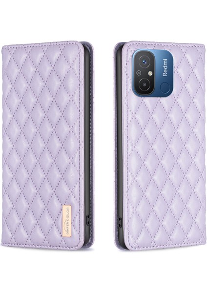 Xiaomi Redmi 12C Için Kılıf Pu Deri Manyetik Toka Flip Folyo Koruyucu Kapak Tutucu Kılıf (Yurt Dışından)