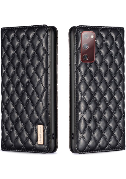 Samsung Galaxy S20 Fe Için Kılıf Pu Deri Manyetik Toka Flip Folyo Koruyucu Kapak Tutucu Kılıf (Yurt Dışından)