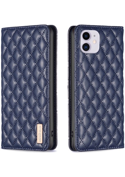 iPhone 11 Için Kılıf Pu Deri Manyetik Toka Flip Folyo Koruyucu Kapak Tutucu Kılıf (Yurt Dışından)