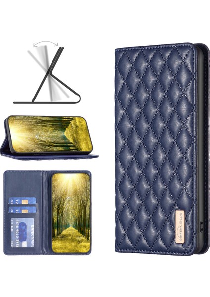 Samsung Galaxy S21 Plus Için Kılıf Pu Deri Manyetik Toka Flip Folyo Koruyucu Kapak Tutucu Kılıf (Yurt Dışından)