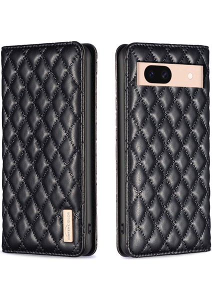 Google Pixel 8A Için Kılıf Pu Deri Manyetik Toka Flip Folyo Koruyucu Kapak Tutucu Kılıf (Yurt Dışından)