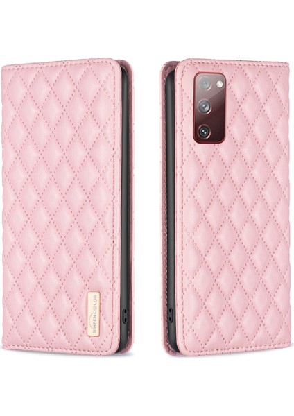 Samsung Galaxy S20 Fe Için Kılıf Pu Deri Manyetik Toka Flip Folyo Koruyucu Kapak Tutucu Kılıf (Yurt Dışından)