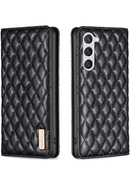 Samsung Galaxy S23 Için Kılıf Pu Deri Manyetik Toka Flip Folyo Koruyucu Kapak Tutucu Kılıf (Yurt Dışından)