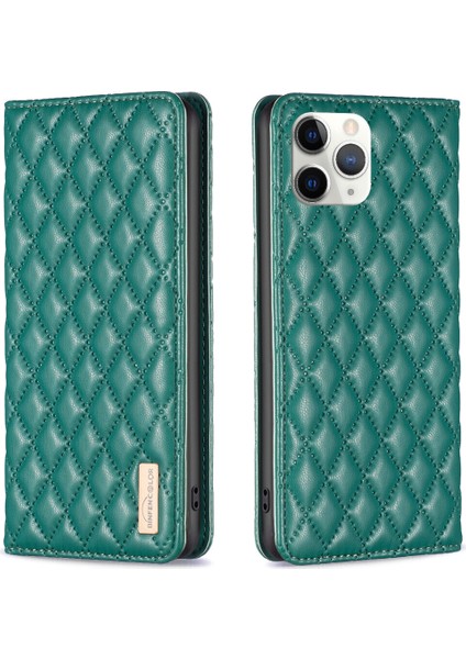 iPhone 11 Pro Max Için Kılıf Pu Deri Manyetik Toka Flip Folyo Koruyucu Kapak Tutucu Kılıf (Yurt Dışından)