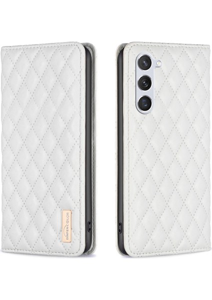 Samsung Galaxy S23 Için Kılıf Pu Deri Manyetik Toka Flip Folyo Koruyucu Kapak Tutucu Kılıf (Yurt Dışından)