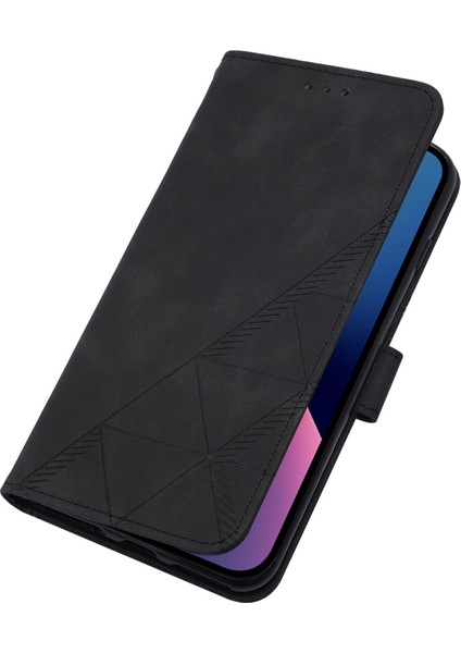 iPhone 15 Pro Max ile Uyumlu Tam Korumalı Yumuşak Pu Deri Kapaklı Cüzdan Telefon Kılıfı, Kart Tutuculu ve Uzun Askılı (Yurt Dışından)
