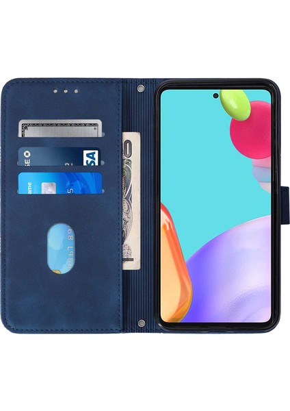 Samsung Galaxy A52S ile Uyumlu Tam Korumalı Yumuşak Pu Deri Kapaklı Cüzdan Telefon Kılıfı, Kart Tutuculu ve Uzun Askılı (Yurt Dışından) indirimleri