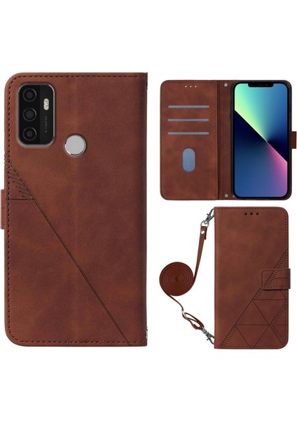 Oppo A53 2020/A32 ile Uyumlu Tam Korumalı Yumuşak Pu Deri Kapaklı Cüzdan Telefon Kılıfı, Kart Tutuculu ve Uzun Askılı (Yurt Dışından) fiyatları