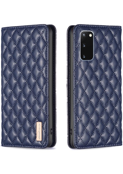 Samsung Galaxy S20 Için Kılıf Pu Deri Manyetik Toka Flip Folyo Koruyucu Kapak Tutucu Kılıf (Yurt Dışından)