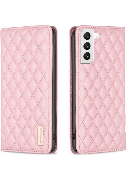 Samsung Galaxy S22 Için Kılıf Pu Deri Manyetik Toka Flip Folyo Koruyucu Kapak Tutucu Kılıf (Yurt Dışından)