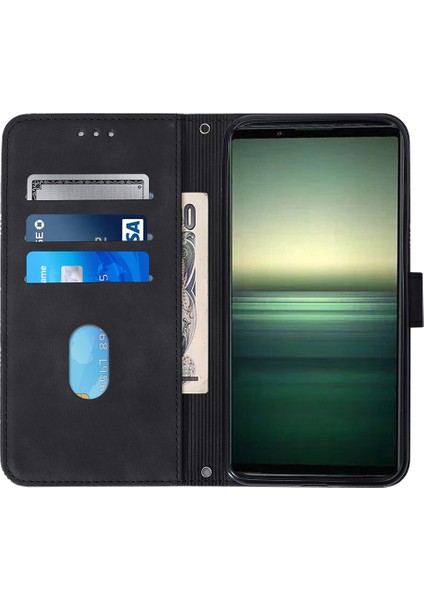 Sony Xperia 1 Iv ile Uyumlu Tam Korumalı Yumuşak Pu Deri Kapaklı Cüzdan Telefon Kılıfı, Kart Tutuculu ve Uzun Askılı (Yurt Dışından) indirimleri