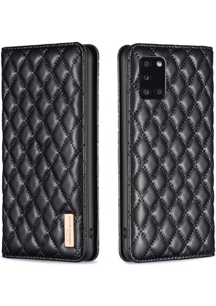 Samsung Galaxy A31 Için Kılıf Pu Deri Manyetik Toka Flip Folyo Koruyucu Kapak Tutucu Kılıf (Yurt Dışından)