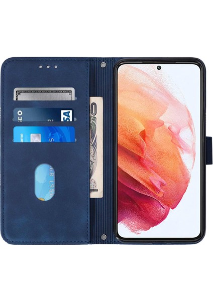 Samsung Galaxy S21 ile Uyumlu Tam Korumalı Yumuşak Pu Deri Kapaklı Cüzdan Telefon Kılıfı, Kart Tutuculu ve Uzun Askılı (Yurt Dışından) indirimleri