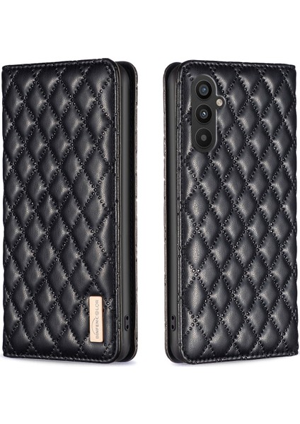Samsung Galaxy A24 4g Için Kılıf Pu Deri Manyetik Toka Flip Folyo Koruyucu Kapak Tutucu Kılıf (Yurt Dışından)
