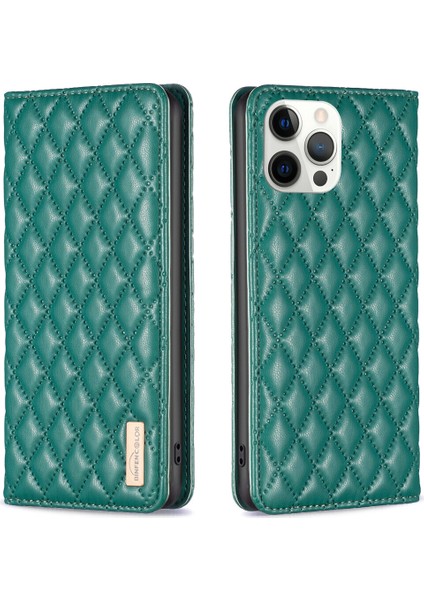 iPhone 12 Pro Max Için Kılıf Pu Deri Manyetik Toka Flip Folyo Koruyucu Kapak Tutucu Kılıf (Yurt Dışından)