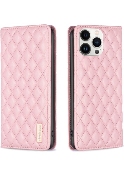 iPhone 13 Pro Max Için Kılıf Pu Deri Manyetik Toka Flip Folyo Koruyucu Kapak Tutucu Kılıf (Yurt Dışından)