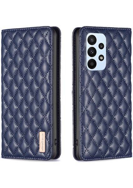 Samsung Galaxy A23 Için Kılıf Pu Deri Manyetik Toka Flip Folyo Koruyucu Kapak Tutucu Kılıf (Yurt Dışından)