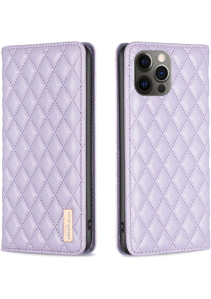iPhone 12 Için Kılıf Pu Deri Manyetik Toka Flip Folyo Koruyucu Kapak Tutucu Kılıf (Yurt Dışından)