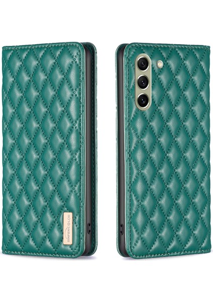 Samsung Galaxy S21 Fe Için Kılıf Pu Deri Manyetik Toka Flip Folyo Koruyucu Kapak Tutucu Kılıf (Yurt Dışından)