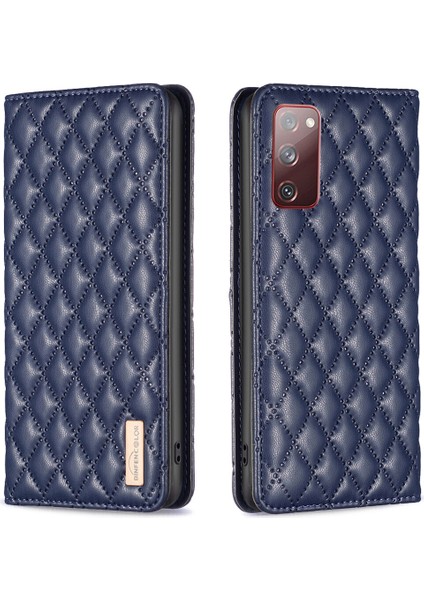 Samsung Galaxy S20 Fe Için Kılıf Pu Deri Manyetik Toka Flip Folyo Koruyucu Kapak Tutucu Kılıf (Yurt Dışından)