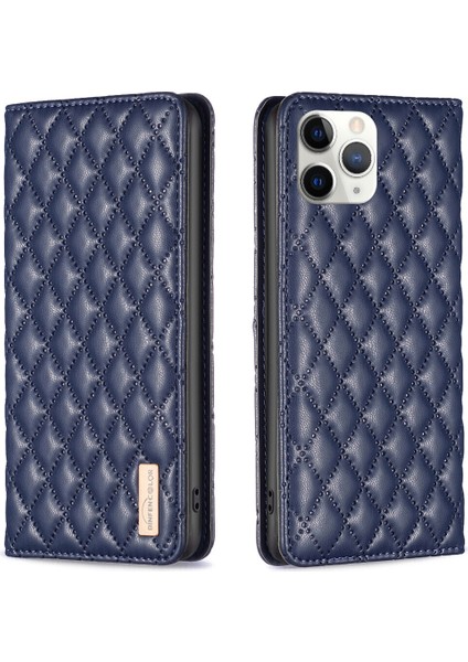 iPhone 11 Pro Max Için Kılıf Pu Deri Manyetik Toka Flip Folyo Koruyucu Kapak Tutucu Kılıf (Yurt Dışından)