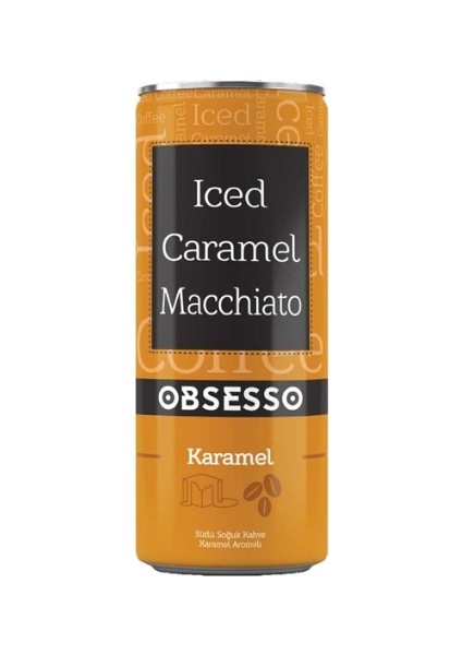 Soğuk Kahve Caramel Macchıato Teneke 250 ml (4'lü)