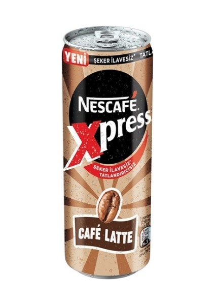 Xpress Latte Şekersiz 250 ml (12'li)