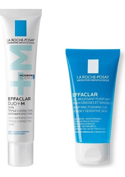 Effaclar Duo+ M Yüz Bakım Kremi 40 ml + Effaclar 50 ml Jel