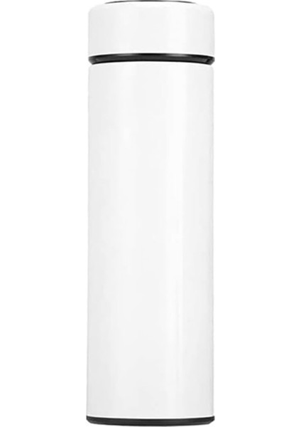 Paslanmaz Çelik Dijital Termometreli 500 ml Sıcak Soğuk Tutan Çay Kahve Su Termosu - FC045