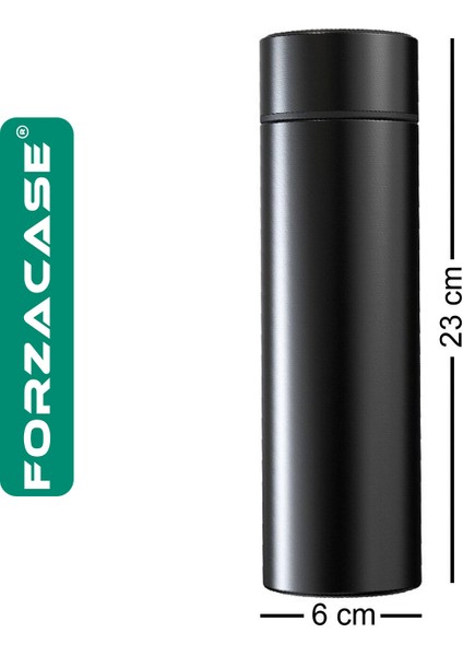 Paslanmaz Çelik Dijital Termometreli 500 ml Sıcak Soğuk Tutan Çay Kahve Su Termosu - FC045 fiyatları