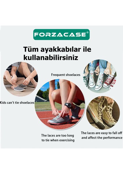 Çocuklar Için Kolay Kullanımlı Mıknatıslı Ayakkabı Bağcığı - FC228 fırsatları