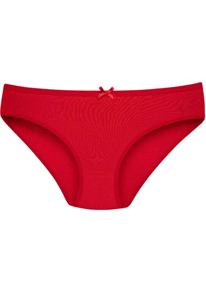 6 Lı Star Likralı Bayan Bikini Külot