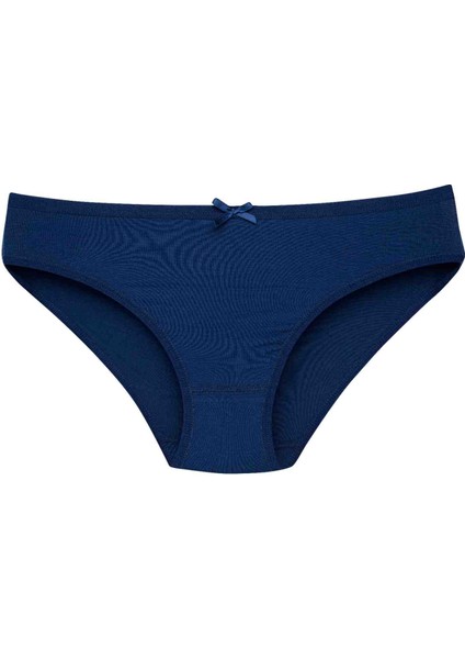 6 Lı Star Likralı Bayan Bikini Külot