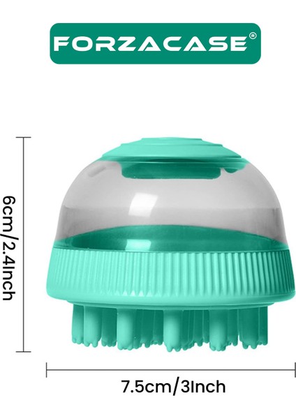 Pratik Doldurulabilir Şampuan Hazneli Evcil Hayvan Yıkama Fırçası - FC278
