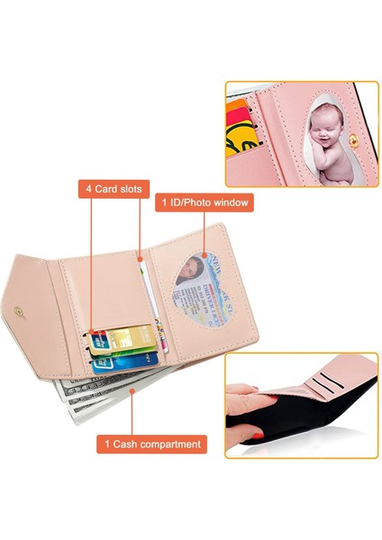 Kadın Üç Katlı Cüzdan Modaya Uygun Çok Bölmeli Baskılı Cüzdan (Yurt Dışından) fiyatları