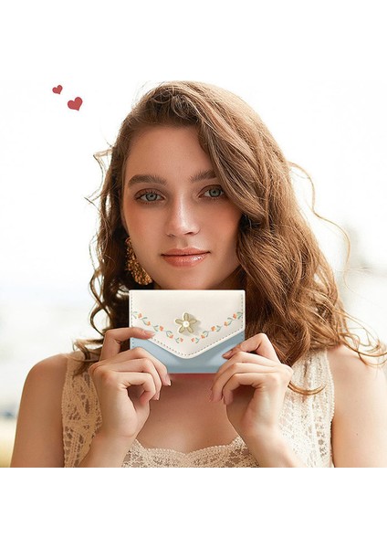 Kadın Üç Katlı Cüzdan Modaya Uygun Çok Bölmeli Baskılı Cüzdan (Yurt Dışından) indirimleri